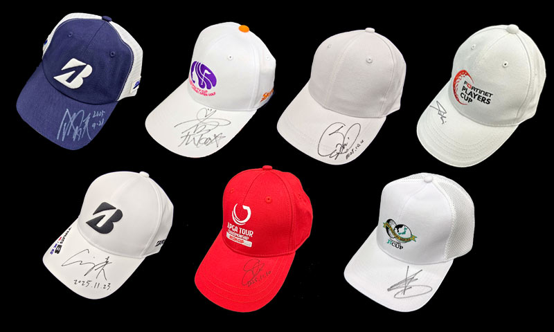 2025年大会優勝者ゴルフキャップ